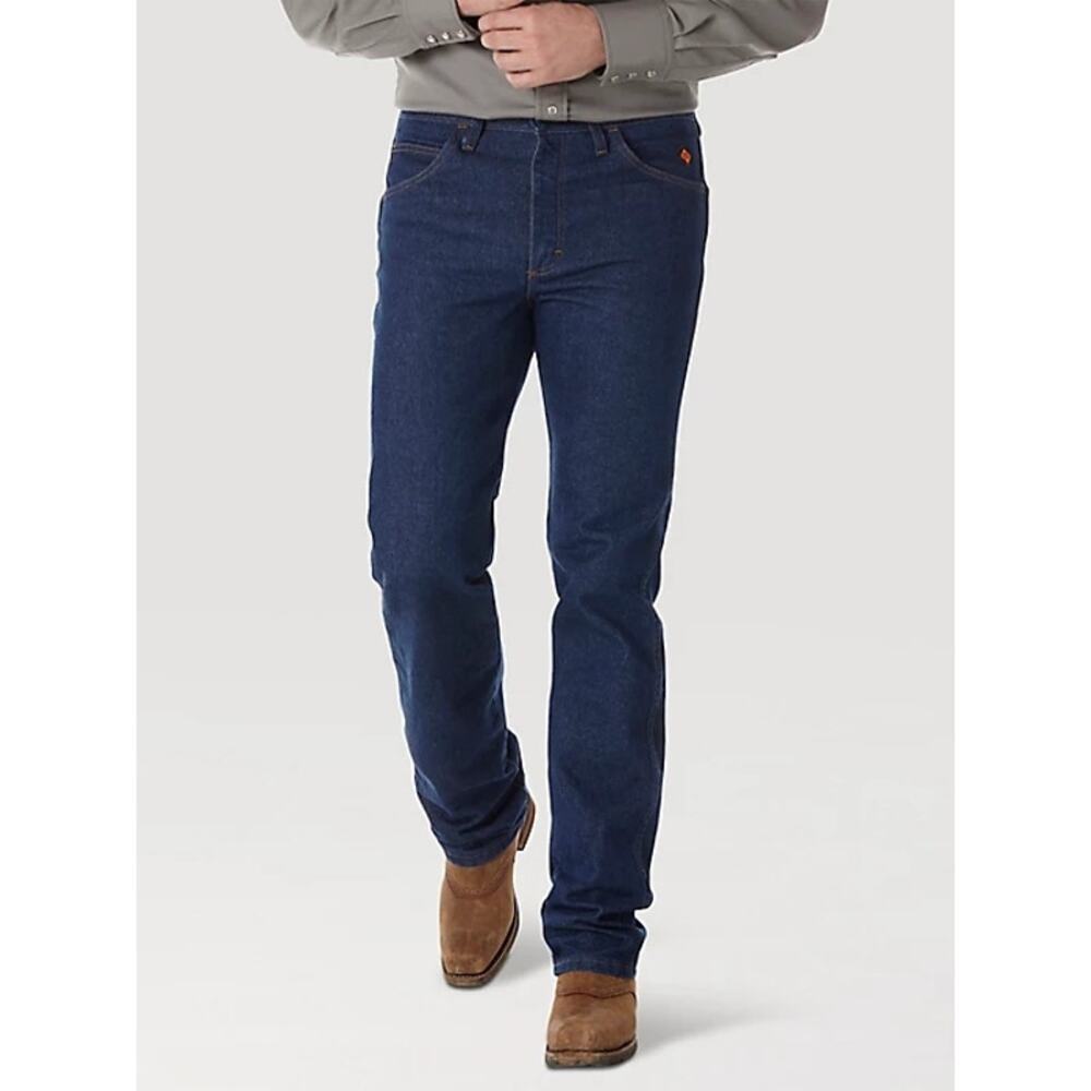 Wrangler FR Flame-Resistant Slim Fit Jeans 38x34 Workwear Safety Denim